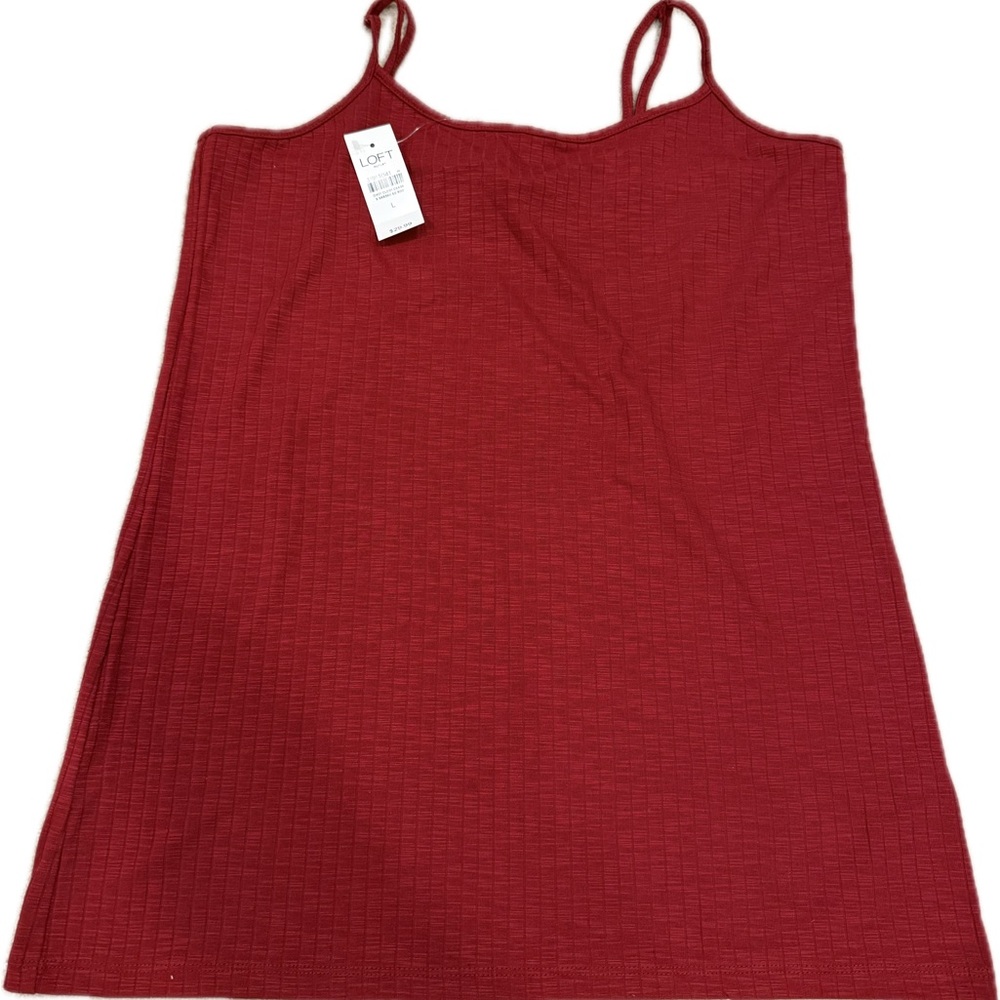 LOFT Rich Red Camisole Top